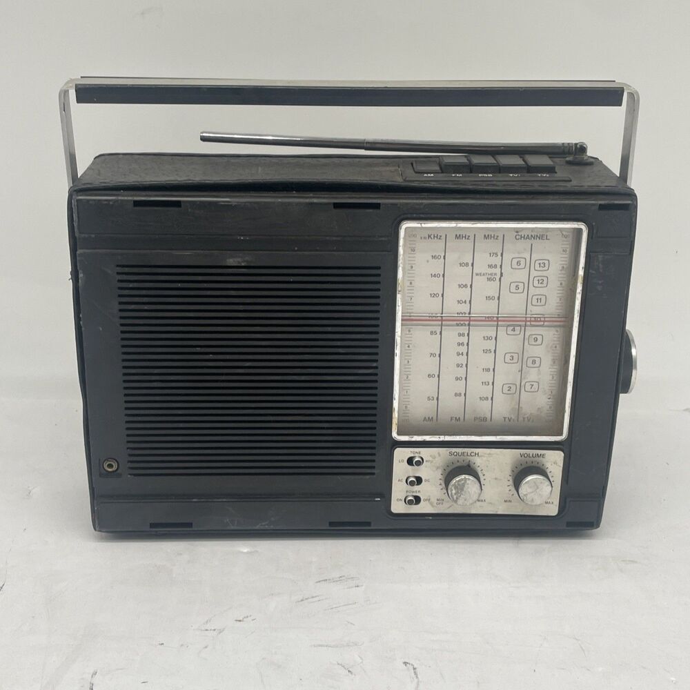 Vintage Sears Solid State/ Multi-Band Model #800.24270 800 Radio AM/FM/TV1/TV2/P